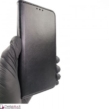 Telone dirbtinos odos dėklas - juodas (Samsung A13 4G)